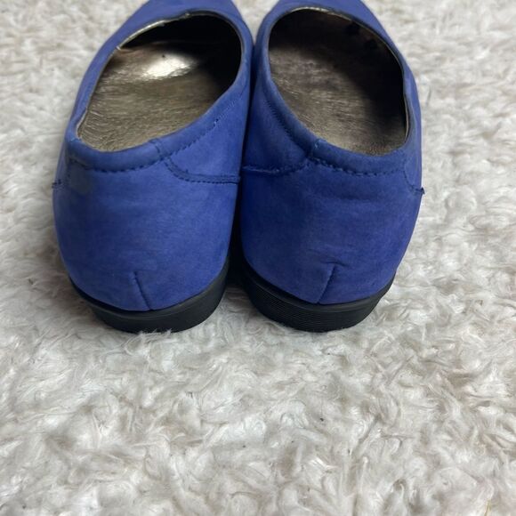 Gravity Defyer Leather Suede Royal Blue Slip On Shoe Size 7.5 - Picture 4 of 9